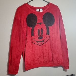 Mickey mouse long sleeve top women Size XL  so soft